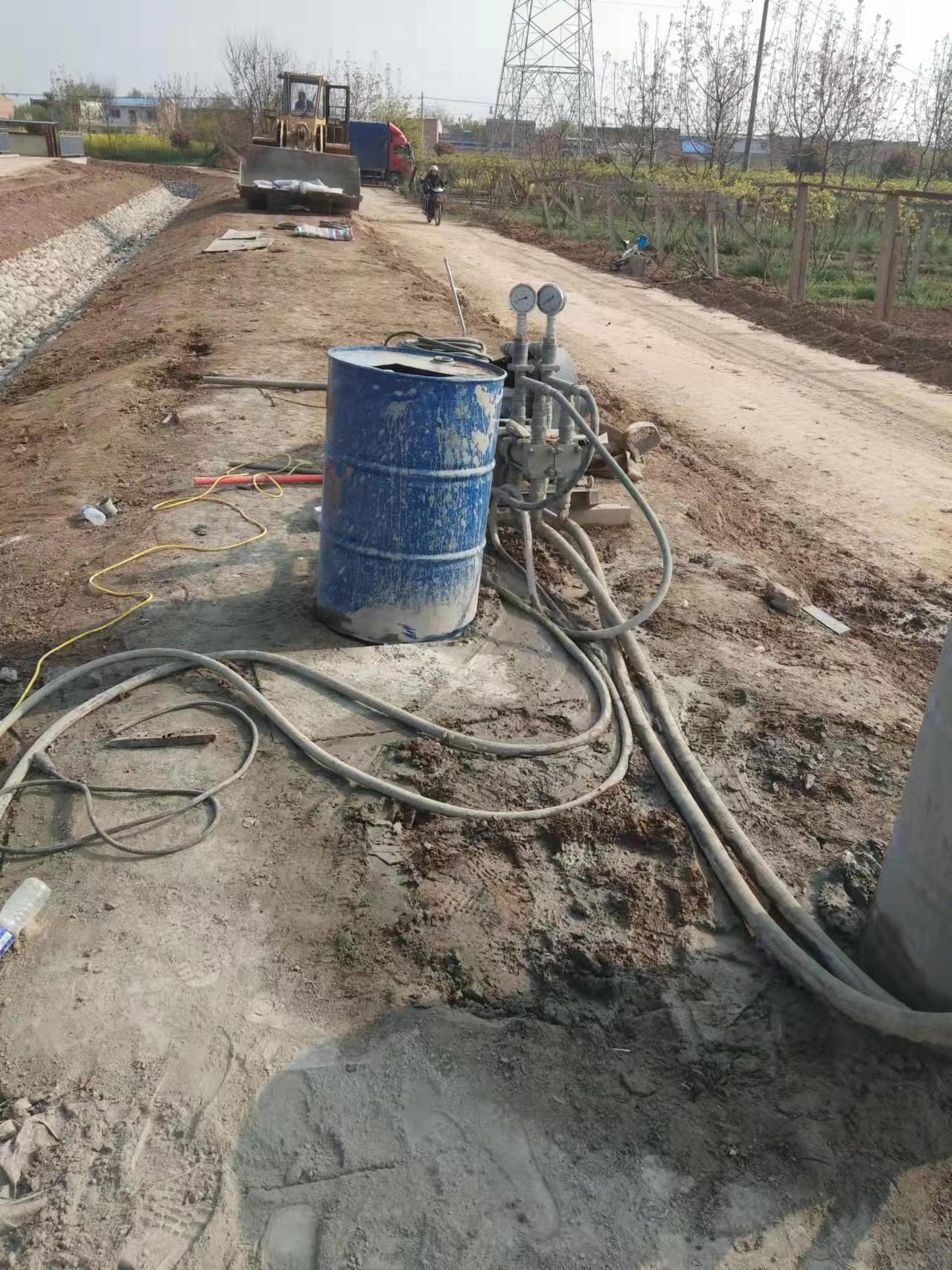 五湖渔场双液注浆