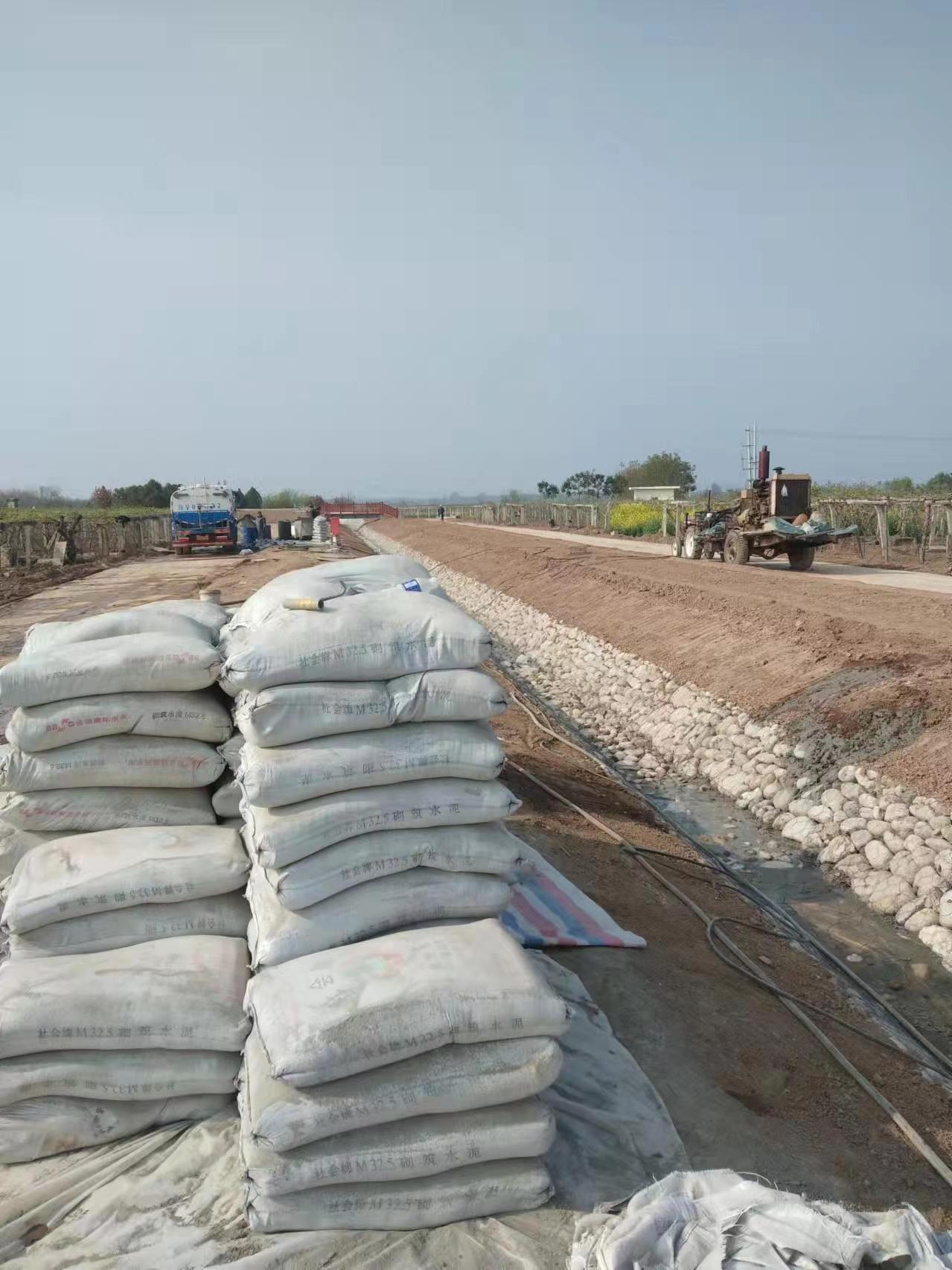 五湖渔场水泥注浆