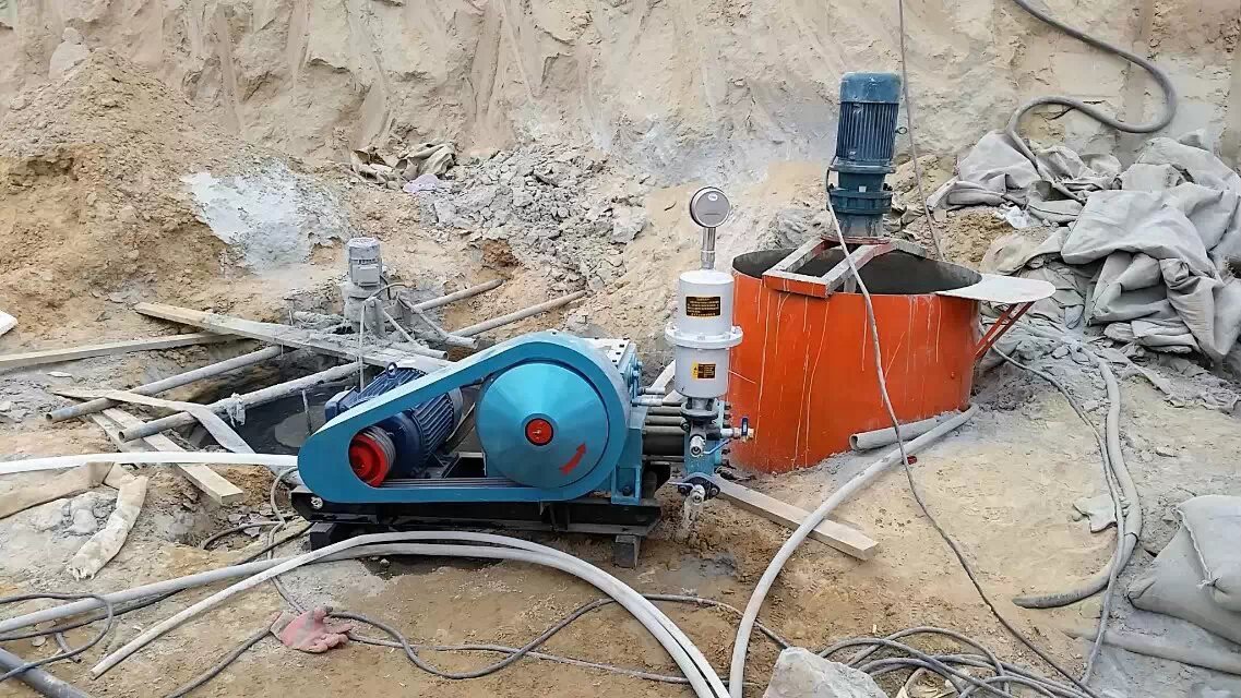 五湖渔场顶管注浆